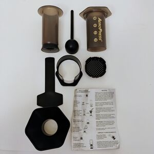 Aeropress espresso kit w/filters and manual xlnt